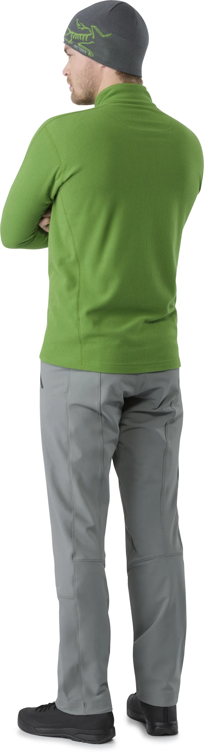 Arcteryx Mens Delta LT Zip Neck Basalt-1