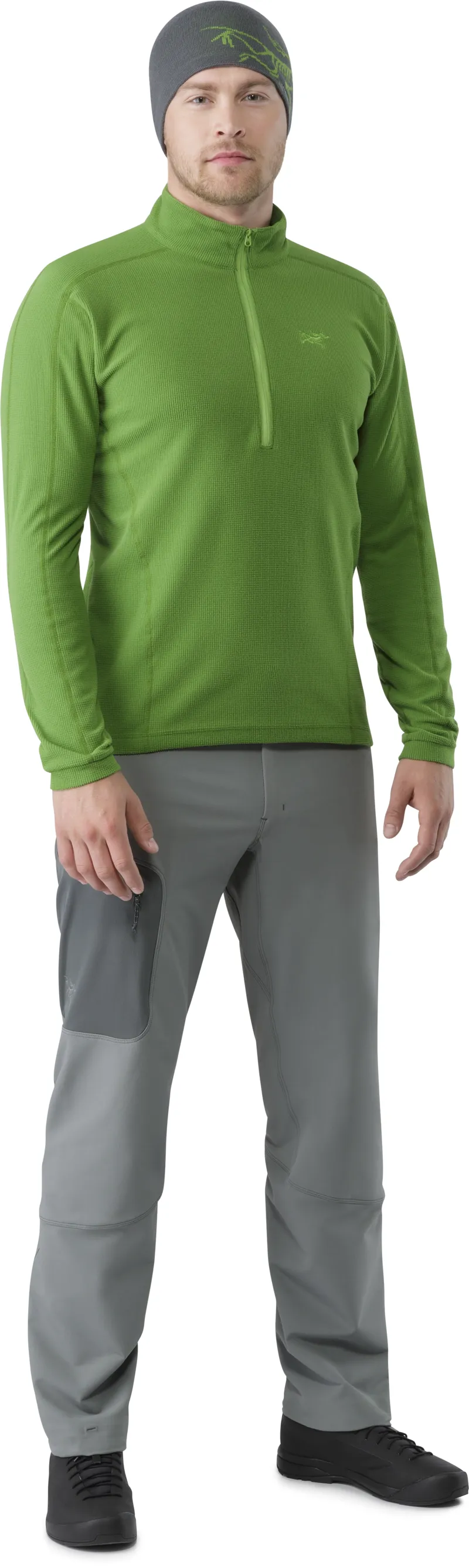 Arcteryx Mens Delta LT Zip Neck Basalt-2