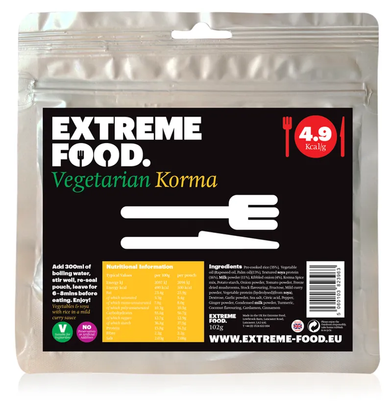 Extreme Food Vegetarian Korma