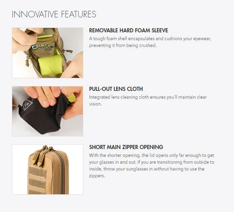 First Tactical Tactix Eyewear Pouch Coyote-4