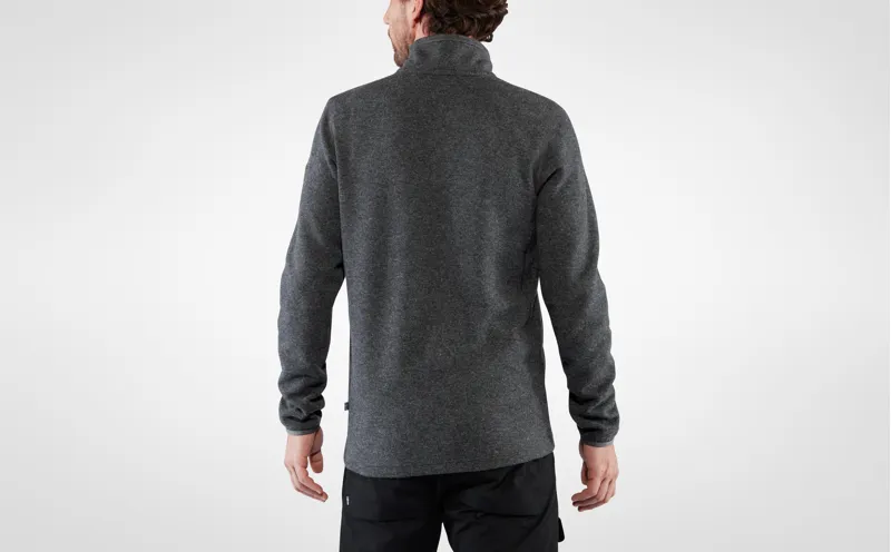 Fjallraven Mens High Coast Wool Sweater Dark Grey-2