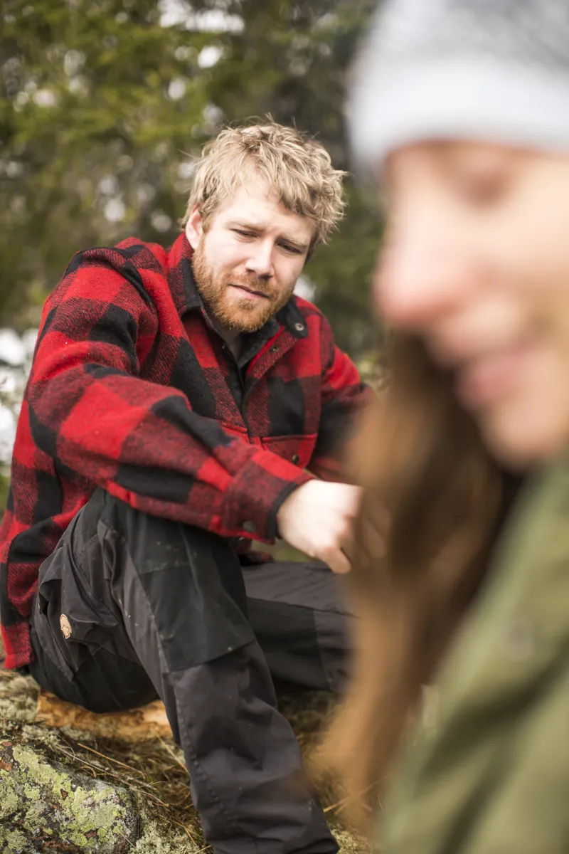Fjallraven Mens Canada Shirt Red-7