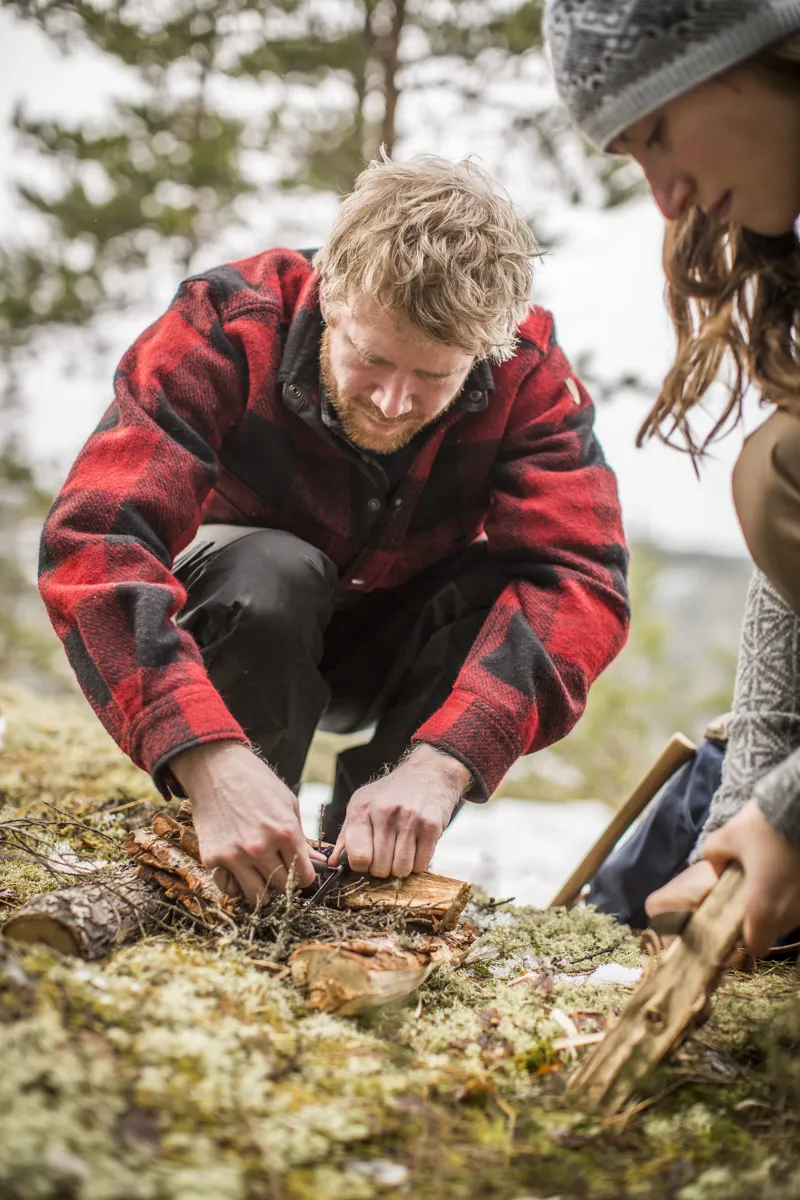 Fjallraven Mens Canada Shirt Red-8