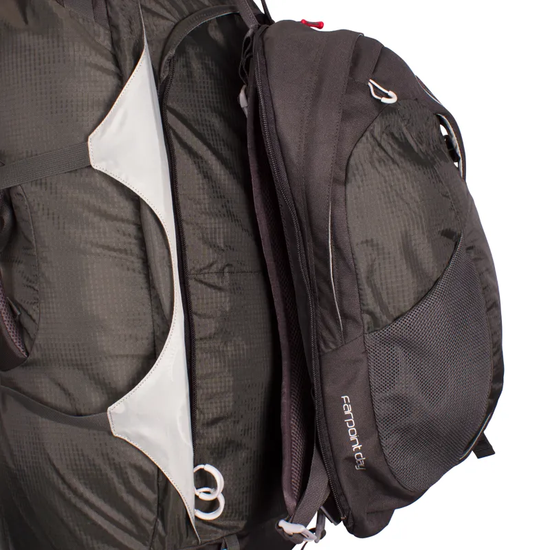Osprey Farpoint 55 Charcoal/Slate-2