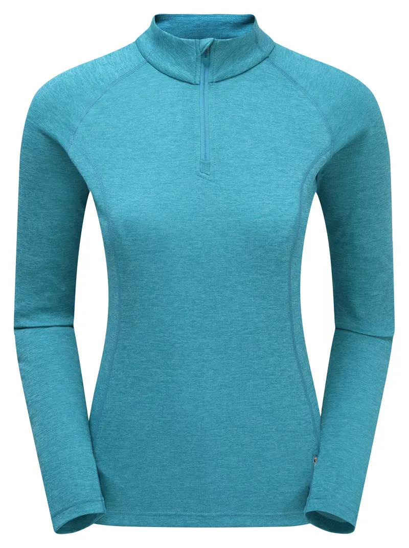 Montane Womens Dart Zip Neck Blue Ridge
