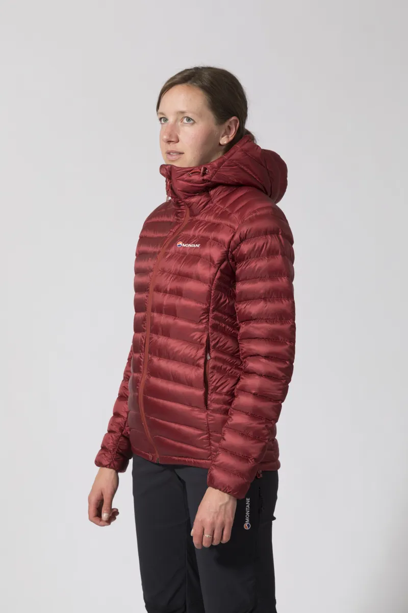 Montane Womens Featherlite Down Jacket Tibetan Red-1