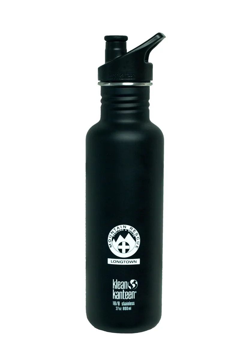Klean Kanteen Trekitt Water Bottle Matt Black-1