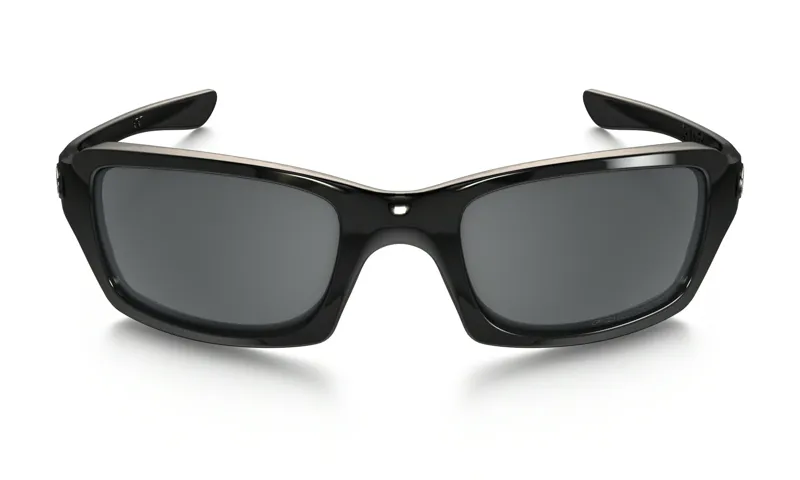 Oakley Fives Squared Polished Black Black Iridium Polarized-1
