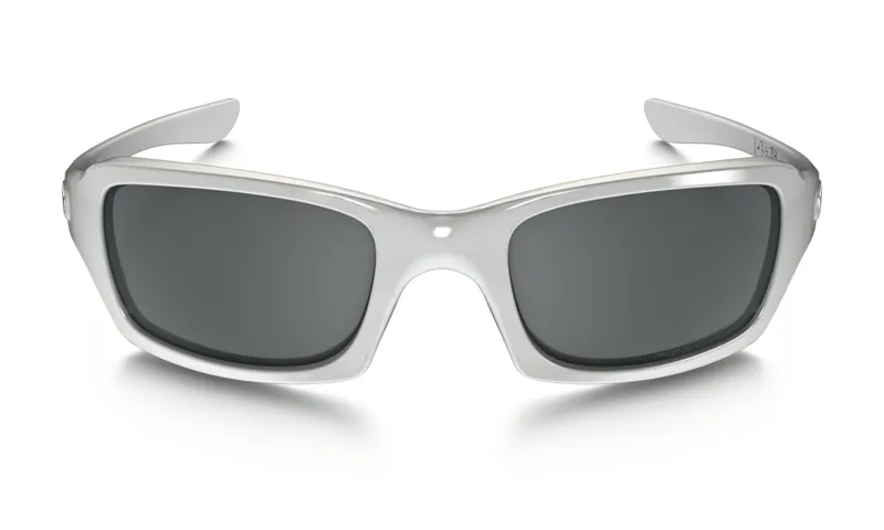 Oakley Fives Squared Polished White Black Iridium Polarized-1