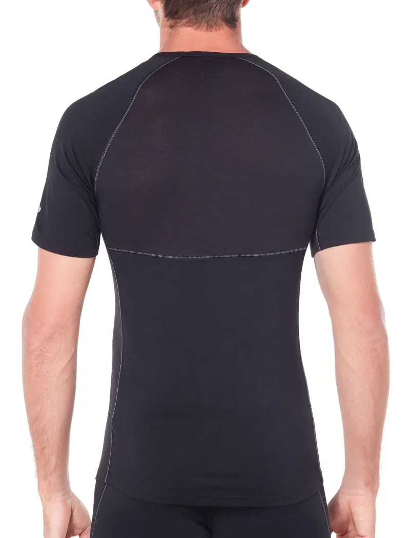 Icebreaker Mens 150 Zone SS Crewe Black-2