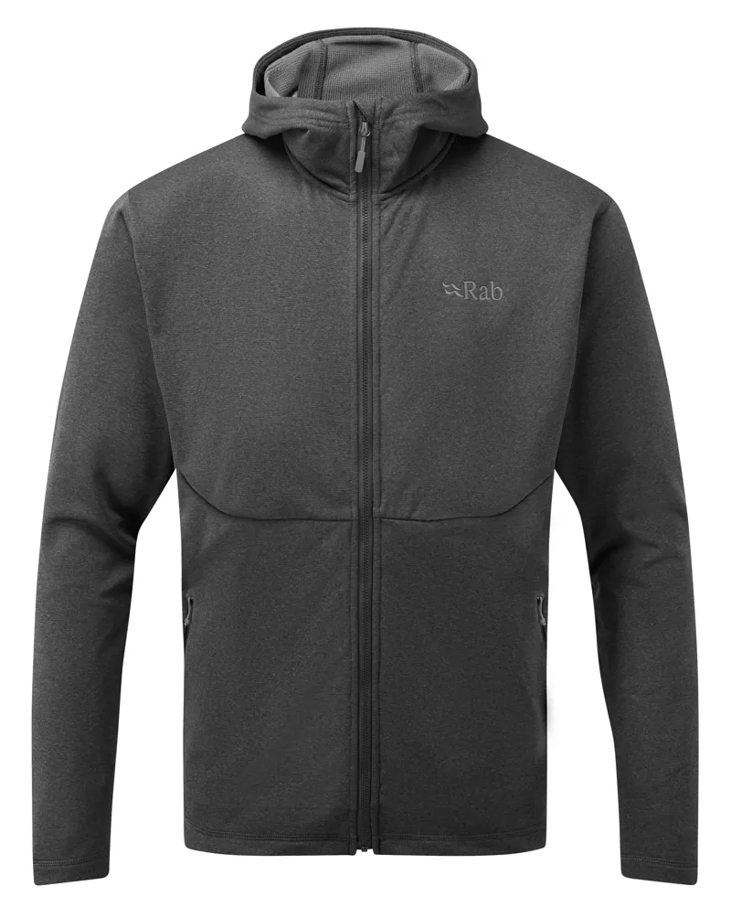 Rab Mens Geon Hoody Black/Steel Marl