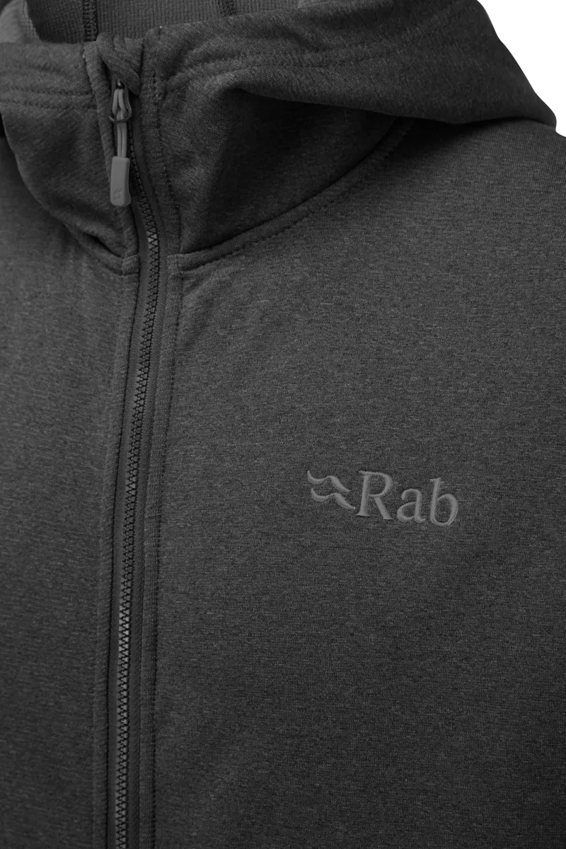 Rab Mens Geon Hoody Black/Steel Marl-3