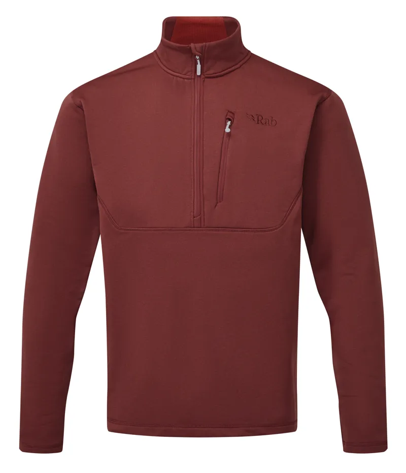 Rab Mens Geon Pull-On Oxblood Red/Ascent Red Marl