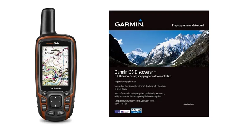 Garmin MAP 64S GPS - GB Discoverer 1:50k Bundle