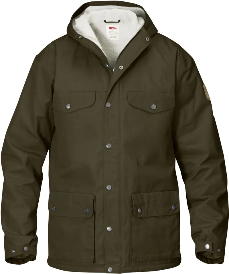 Fjallraven Mens Greenland Winter Jacket Dark Olive