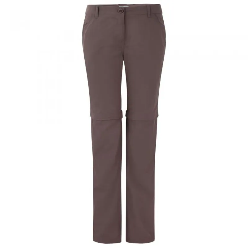 Craghoppers Womens Nosilife Zip-Off Trousers Cafe Au Lait