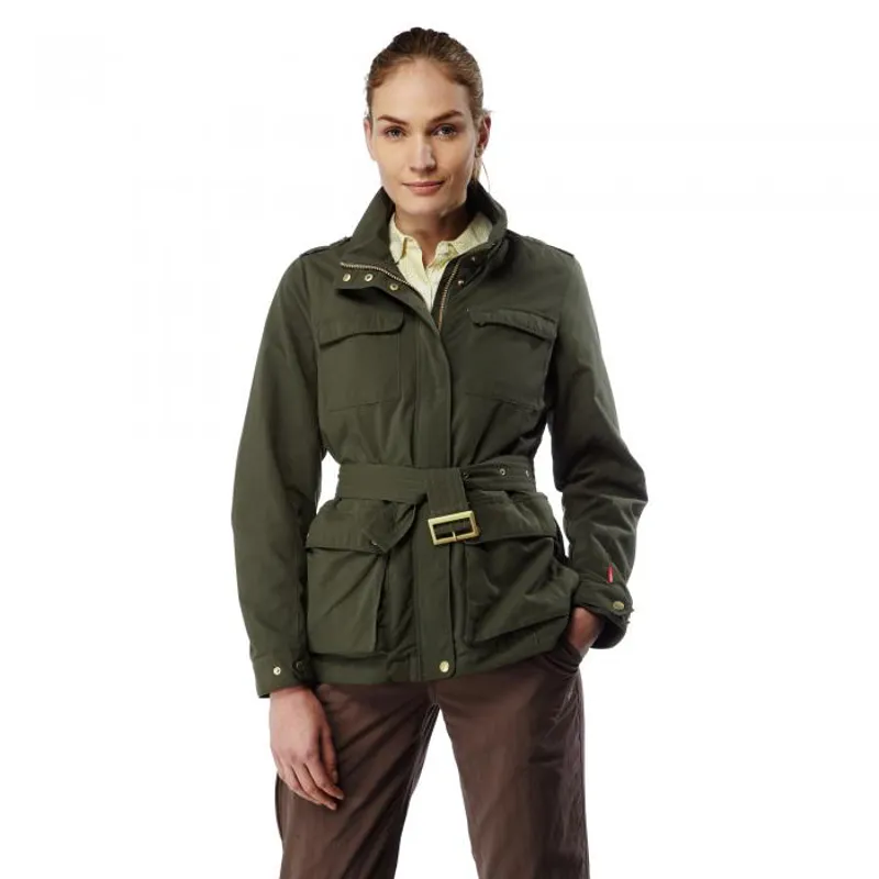 Craghoppers Womens Nosilife Safari Jacket Parka Green-1