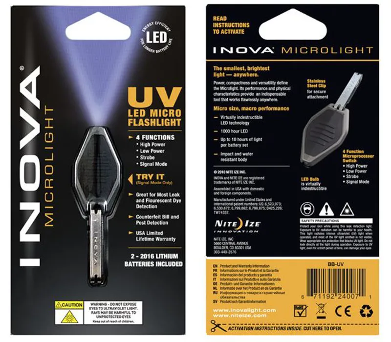 Inova Microlight UV LED Flashlight