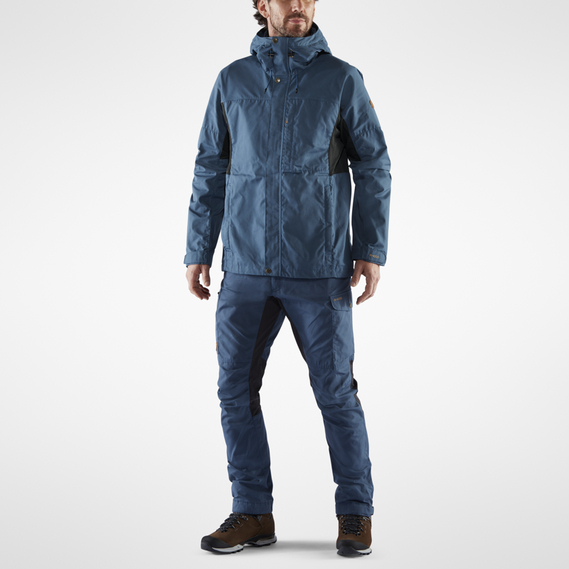 Fjallraven Mens Kaipak Jacket Uncle Blue/Dark Grey-3