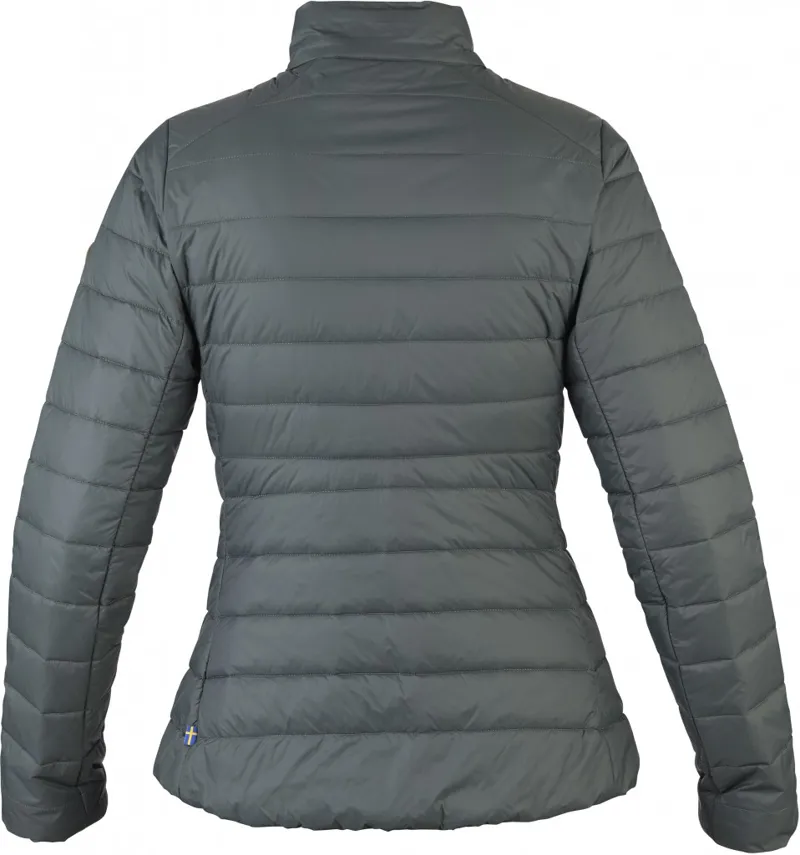 Fjallraven Womens Keb Lite Padded Jacket Stone Grey-1