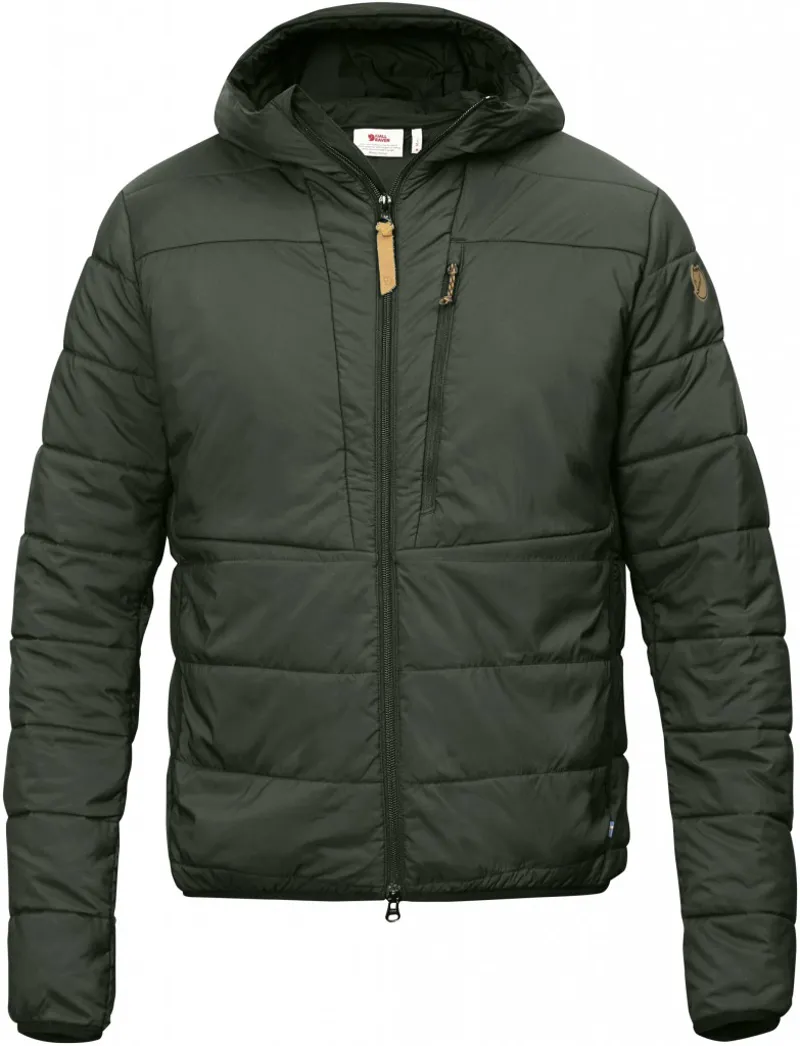 Fjallraven Mens Keb Padded Hoodie Deep Forest