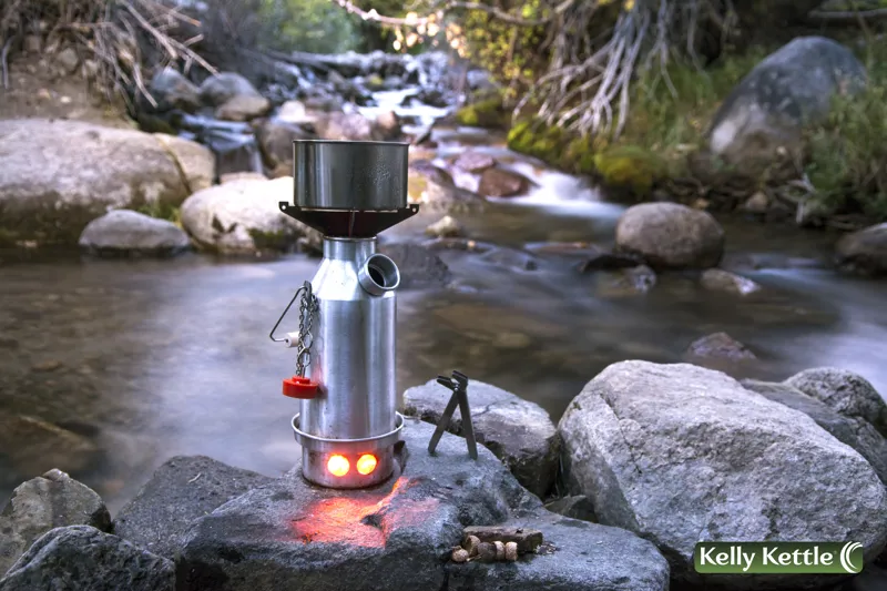 Kelly Kettle Base Camp Stainless Steel 1.5 Litre-2