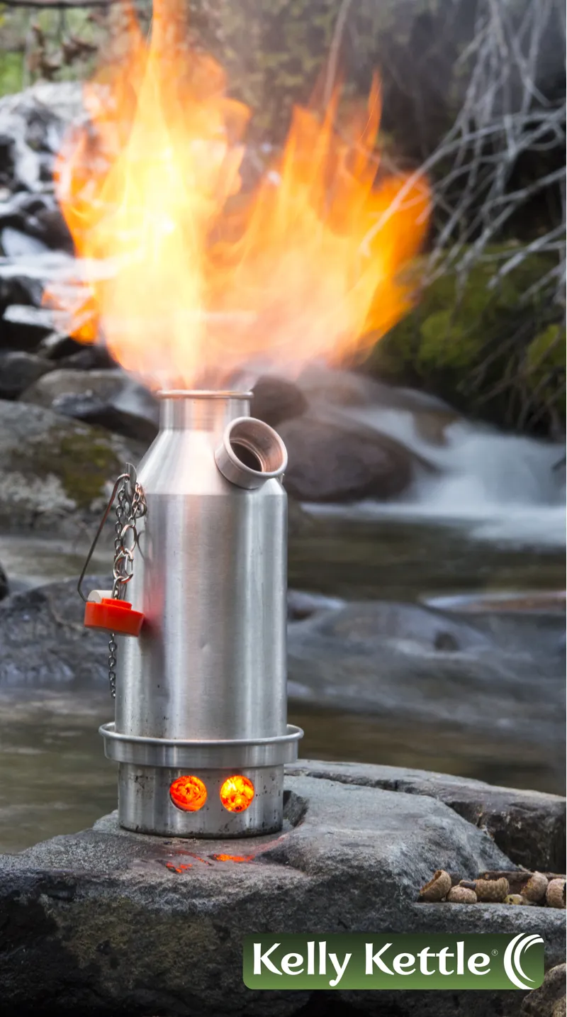 Kelly Kettle Base Camp Stainless Steel 1.5 Litre-3