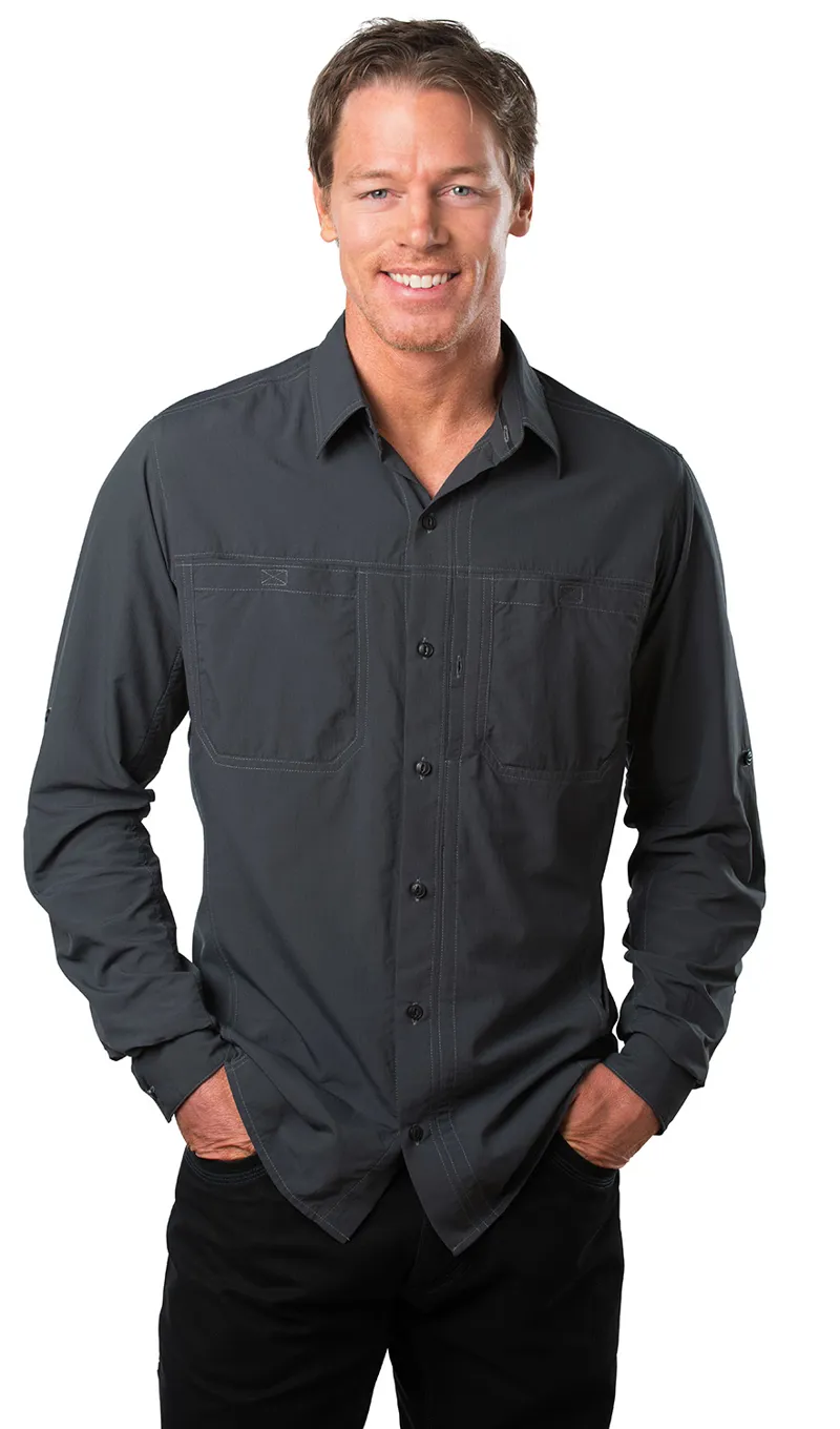 Kuhl Mens Wunderer Long Sleeve Shirt Carbon
