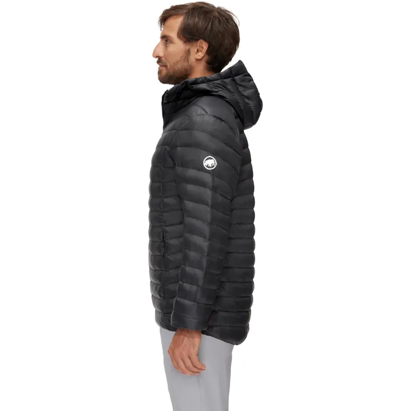 Mammut Mens Albula IN Hooded Jacket Black/White-3