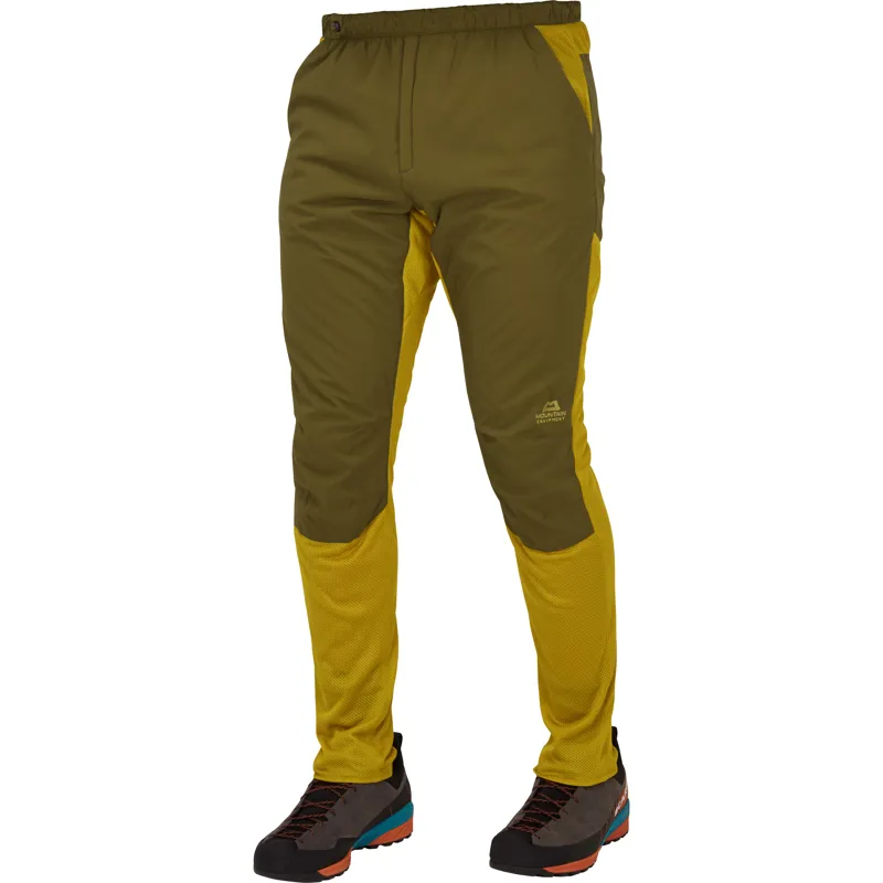 Mountain Equipment Mens Kinesis Base Pant Fir Green/Acid-2