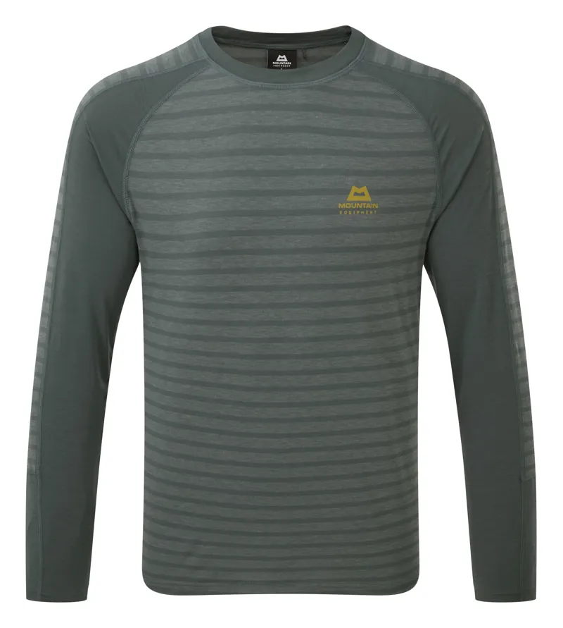 Mountain Equipment Mens Redline LS Tee Moorland Stripe