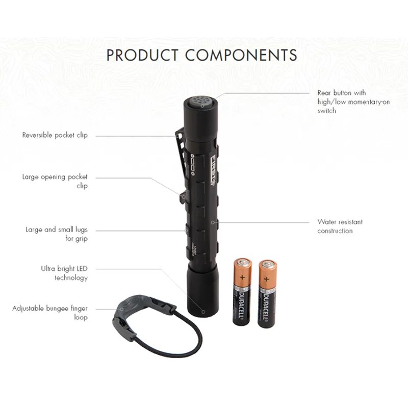 First Tactical Medium Penlight Black-5