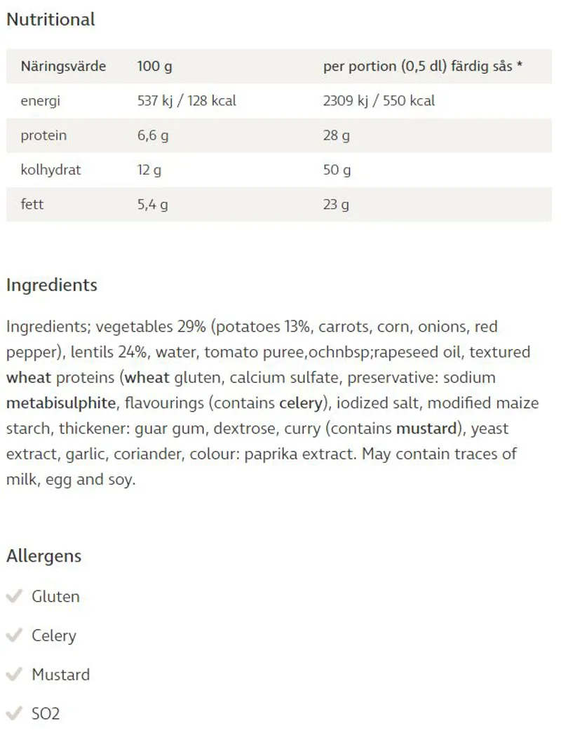 Bla Band Mexican Casserole with Lentils and Potatoes Wet Food-1