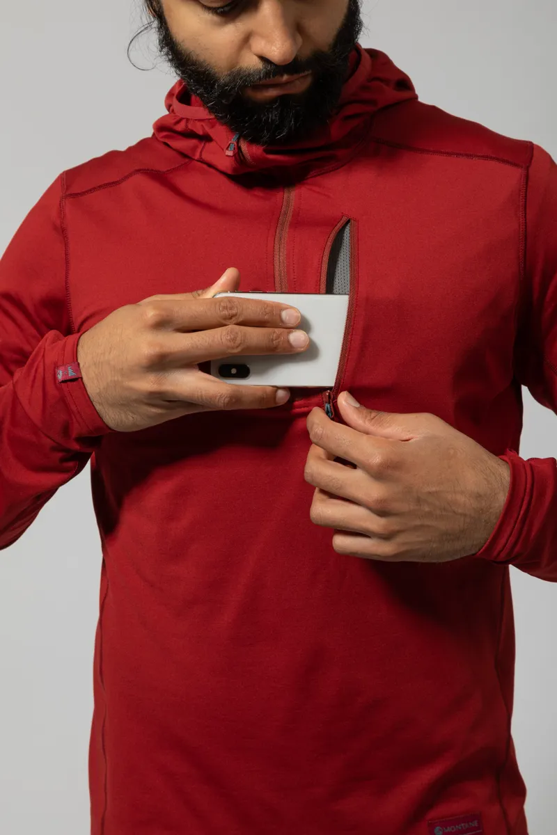 Montane Mens Jam Hoodie Pull-On Redwood-5