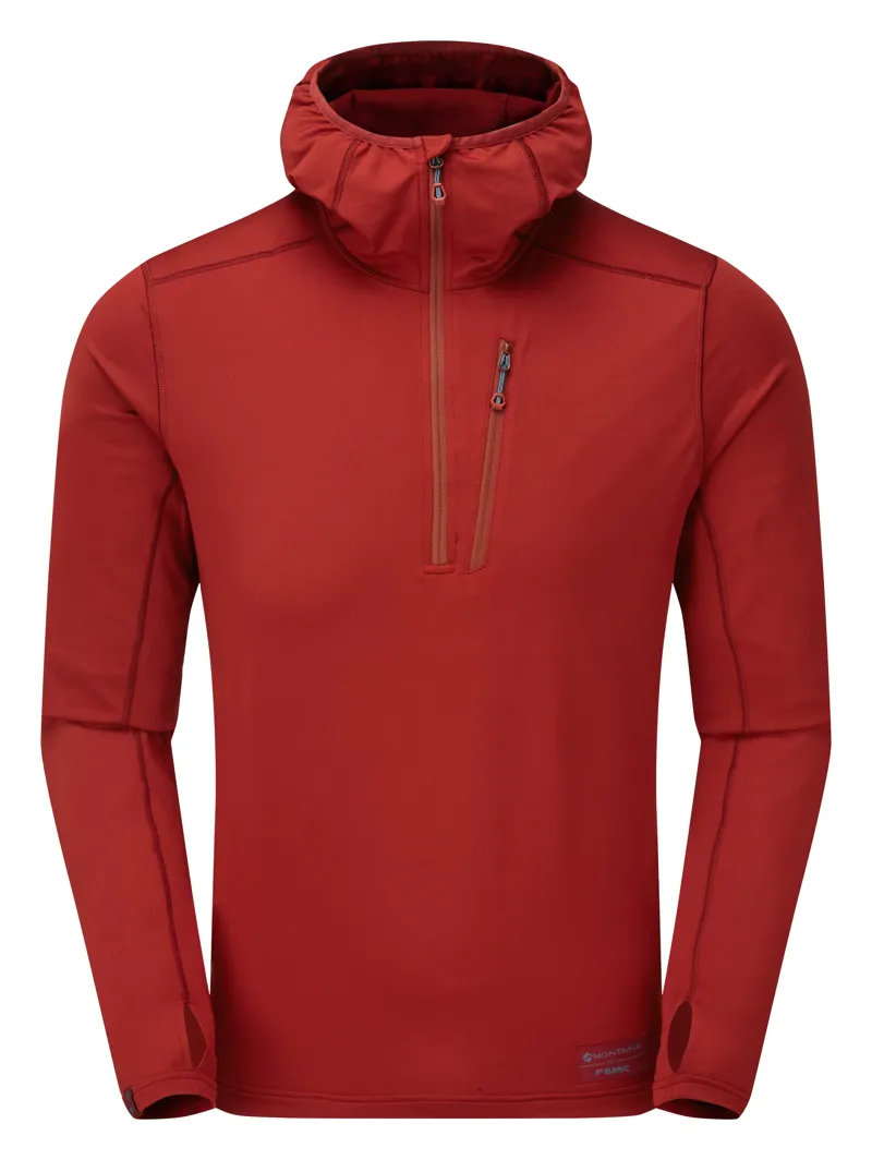 Montane Mens Jam Hoodie Pull-On Redwood