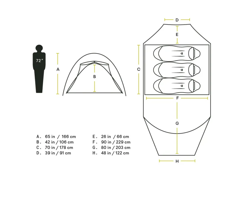 NEMO Equipment Dagger Ridge Porch 3 Tent-3