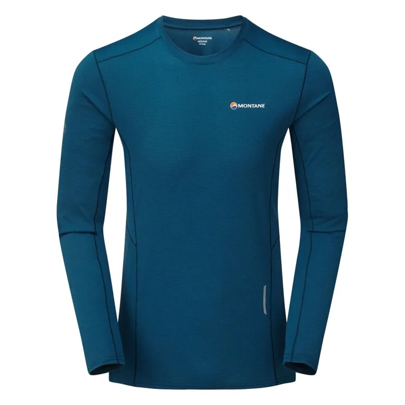 Montane Mens Sabre Long Sleeve T-Shirt Narwhal Blue