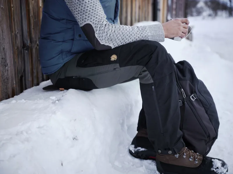 Fjallraven Mens Ovik Nordic Sweater Grey-8