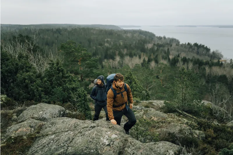 Fjallraven Mens Pine Half Zip Fleece Black-2