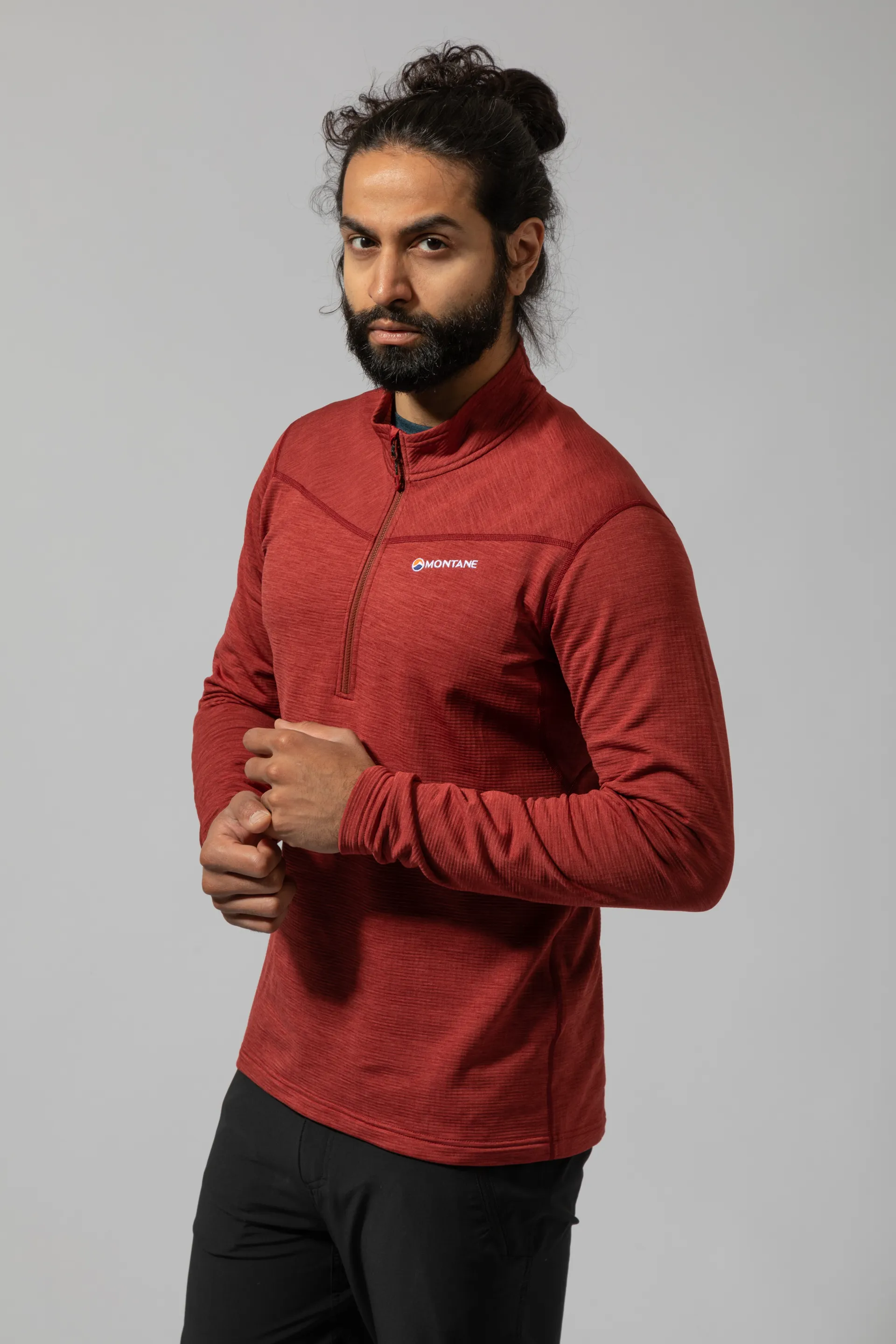 MTN Arete Ultra Down Hoodie für Herren - Rot/Schwarz | Berghaus
