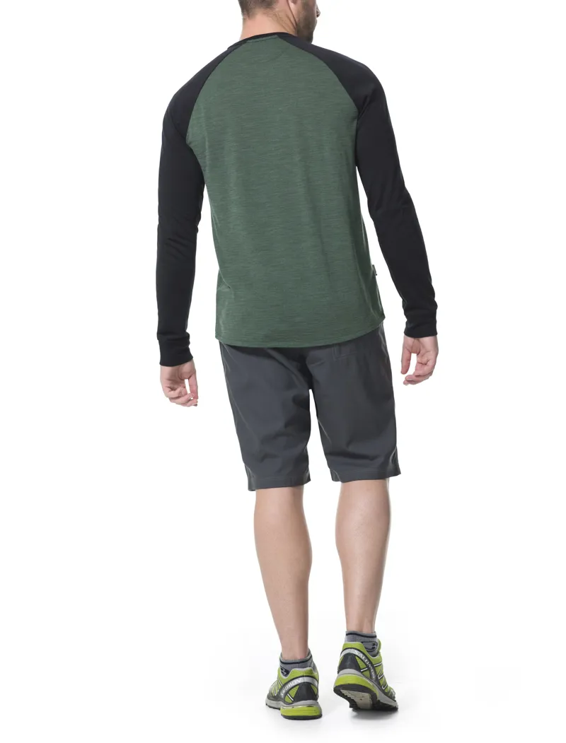 Icebreaker Mens Sphere LS Crewe Black-2