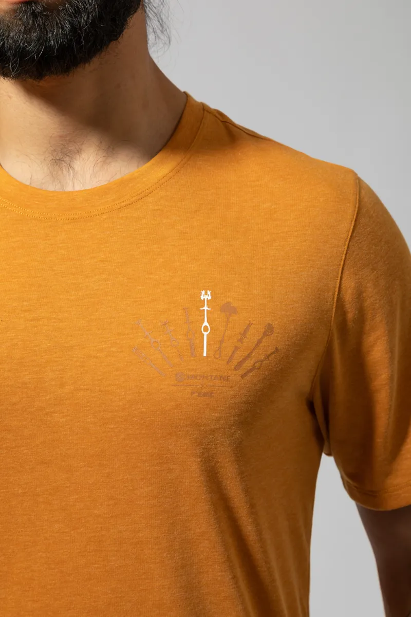 Montane Mens Trad T-Shirt Inca Gold-2