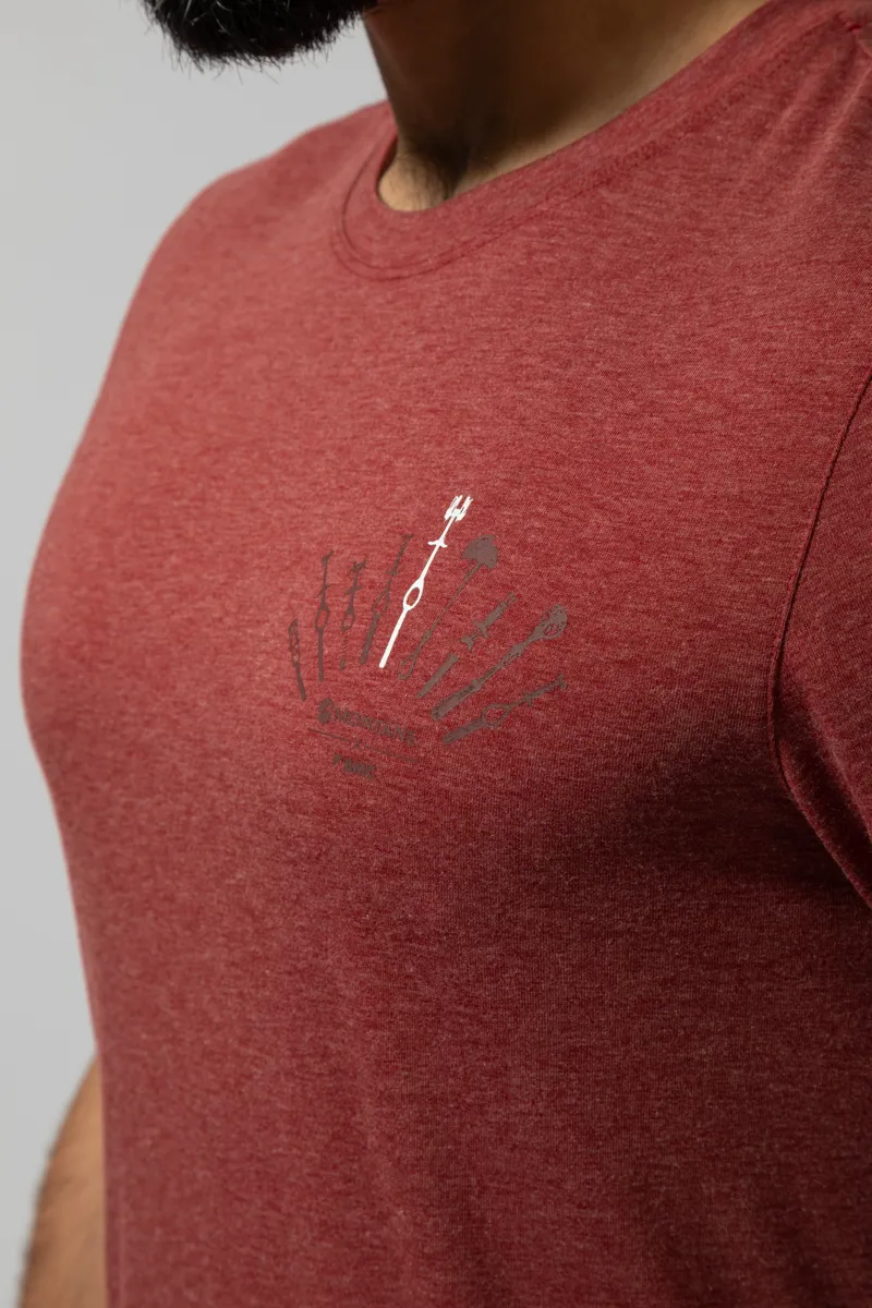 Montane Mens Trad T-Shirt Redwood-2