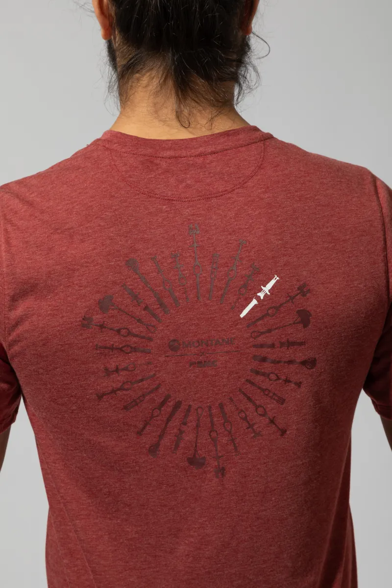 Montane Mens Trad T-Shirt Redwood-3