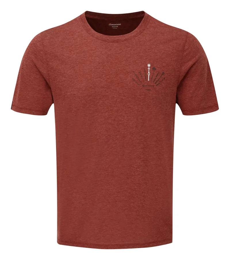 Montane Mens Trad T-Shirt Redwood