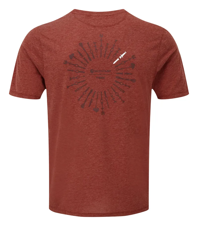 Montane Mens Trad T-Shirt Redwood-1