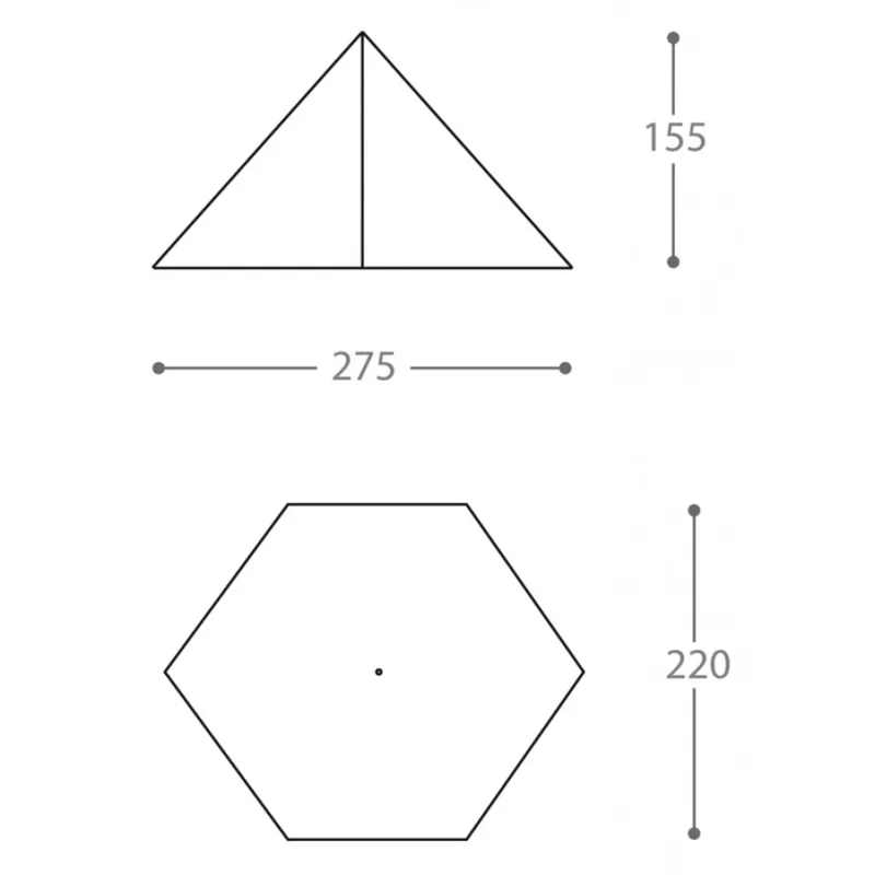 Nigor WickiUp 3 Person Lightweight Tent-4
