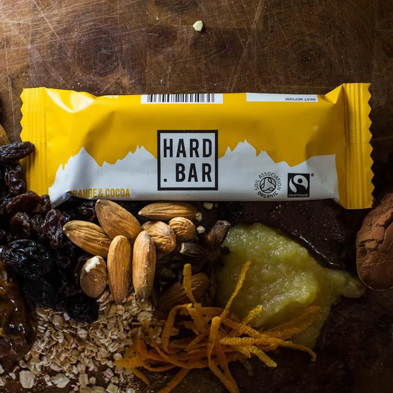 Hard Bar Organic Orange and Cocoa