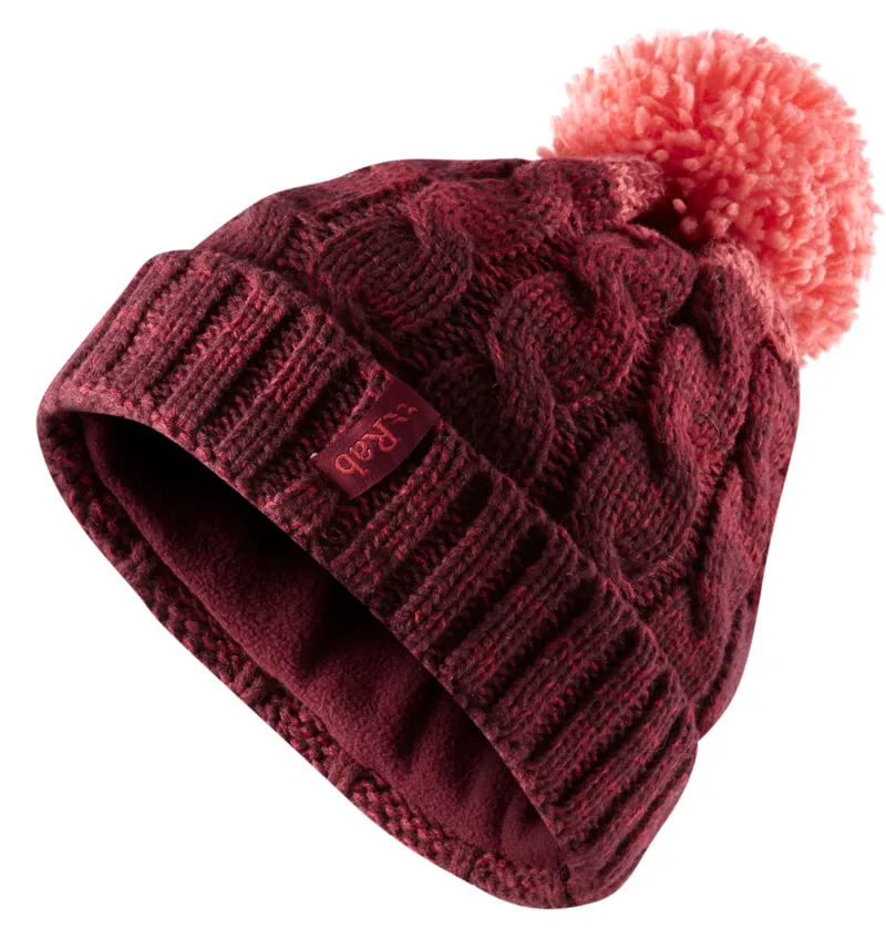 Rab Womens Braid Beanie Maple/Roccoco