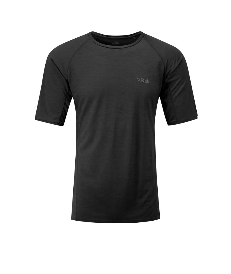 Rab Mens Merino 120 SS Crew Ebony